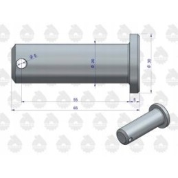 Pakabos tvirtinimo kaištis c 360 30 originalus Ursus