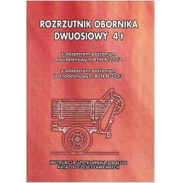 Dviejų ašių mėšlo kratytuvo 4t dalių katalogas