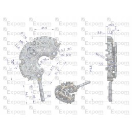 Generatoriaus lygintuvas 100211 6420ex naujo tipo eksp