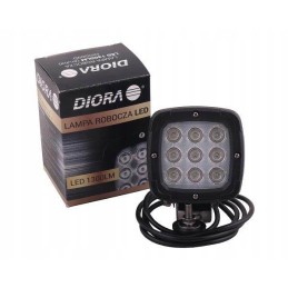 9-LED darbinė lempa, 1300lm, tvirtinimas DI varžtu