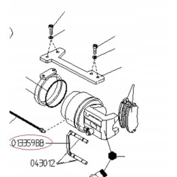 Rankinio stabdžio spyruoklė 013359bb merlo
