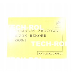 Stumbrų atsarginių dalių katalogo įrašas iš 058 1