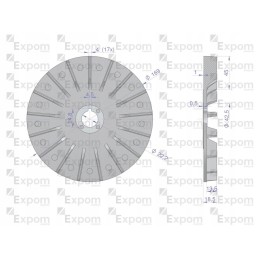 Generatoriaus ventiliatorius 1125045143ex new type expo