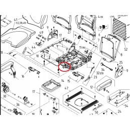 Metalinė rankena operatoriaus svoriui reguliuoti MSG65
