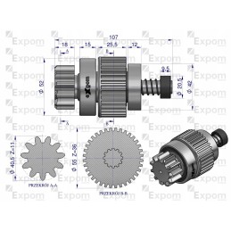 Magnetono tipo Ltz starterio movos mazgas 9