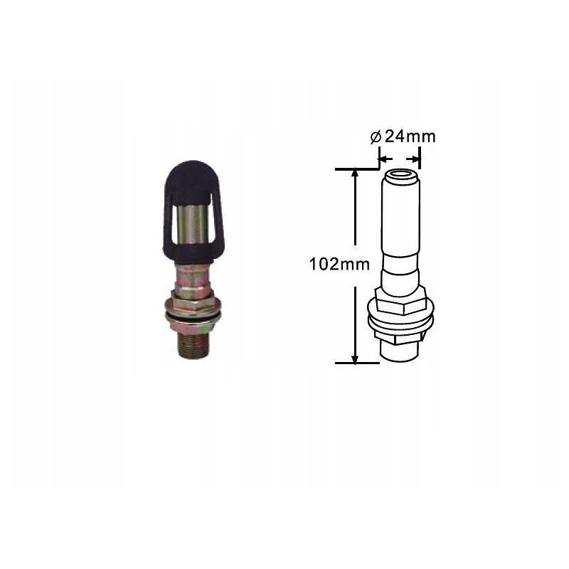 Blykstės kaištis, šoninės rankenos tipas i