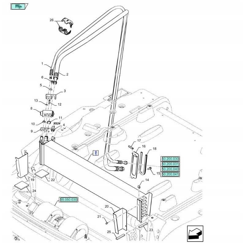 Garintuvas New Holland CX TC 47613257
