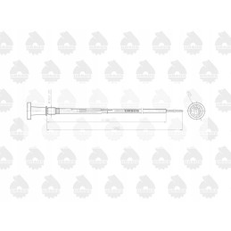 Variklio gesinimo kabelis l 1250mm c 360 3p originalus
