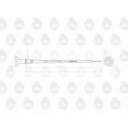 Variklio gesinimo kabelis l 1250mm c 360 3p originalus