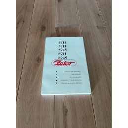 Dalių katalogas zetor 4911 5911 5945 6911 6945