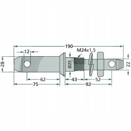 Smeigtukas katinas 1x2 l 190