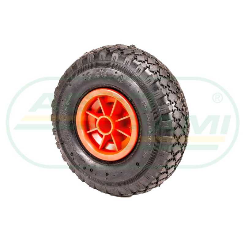 25 mm guminis ratas karučiui