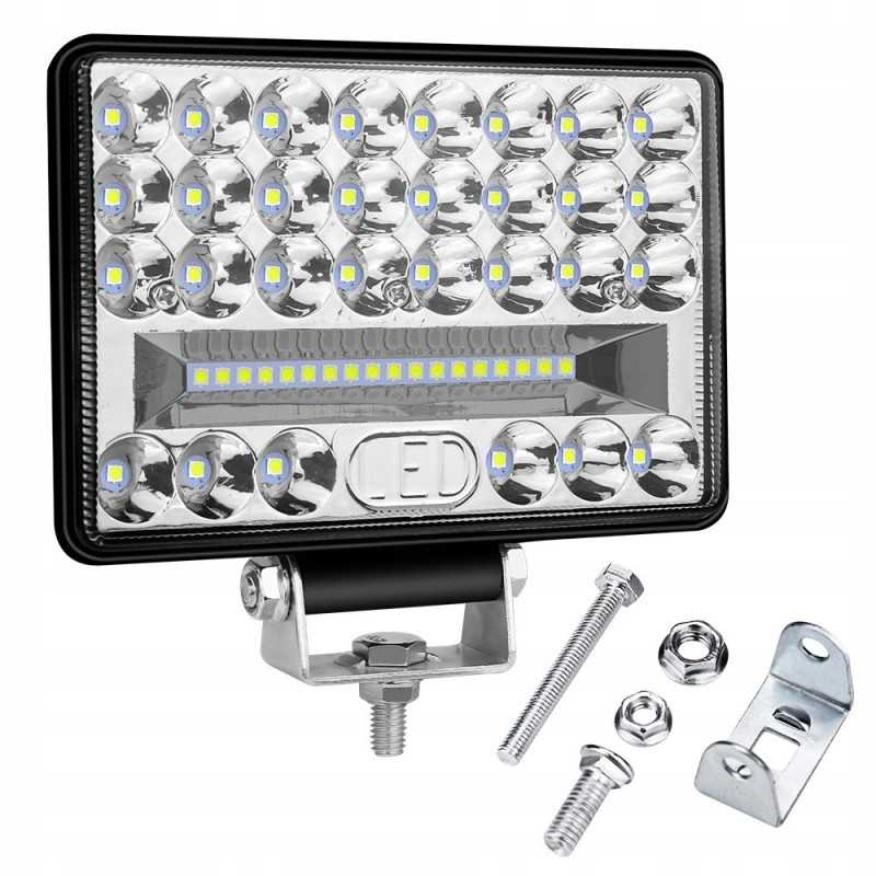 48 LED halogeninė lempa, 7 colių darbinis prožektorius