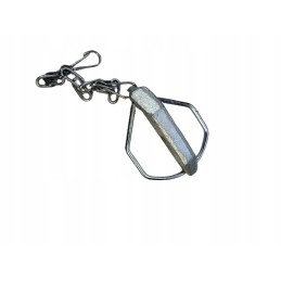 Apsauginis kaištis rutuliui su apykakle