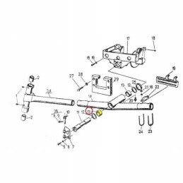 Ursus C 330 ašies kaiščio įvorė 50533570