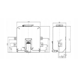Plovimo bakas 2 2 litrai, siurblys 12v 2 2l