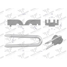 G60 karališkojo ūkio izoliatorius su segtuku 5 vnt.0 vnt