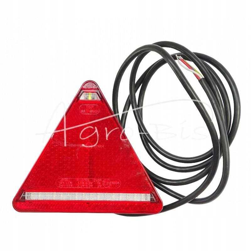 LED galinis žibintas su atbulinės eigos žibintu w68p