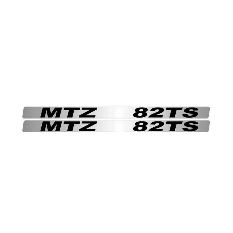 2 vnt mtz 80 kaukių lipdukų rinkinys