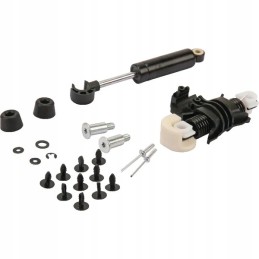 Horizontalus išilginis amortizatorius gramerinei sėdynei