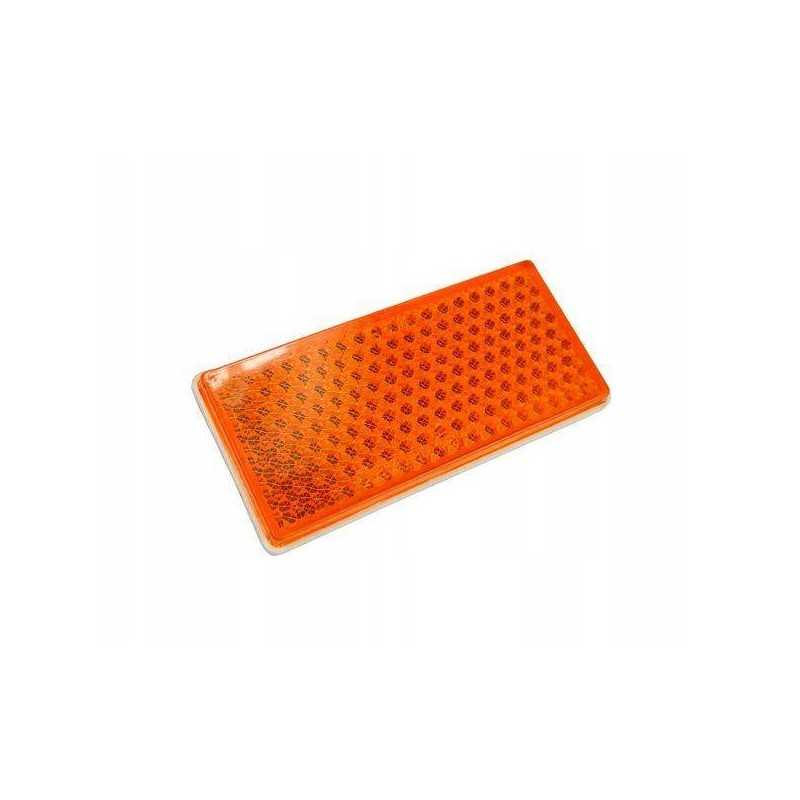 Stačiakampis atšvaitas 105x48 oranžinis 10 vnt