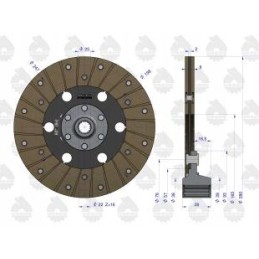 Sankabos diskas pavarai ir st c 330m originalus ursus
