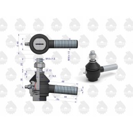 Strypo galas, dešinė jungtis c 328 originalus Ursus