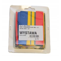 Termiškai susitraukiančių vamzdelių rinkinys 70mm 15 vnt