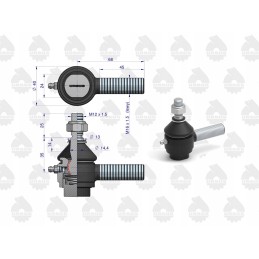 Strypo galas, kairioji jungtis c 328 originalus Ursus