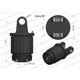 Veleno reketinė sankaba 6r 1000n 1 3 8 z6 Warynski