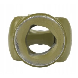 Plataus kampo jungties vidinė šakutė yra trikampis