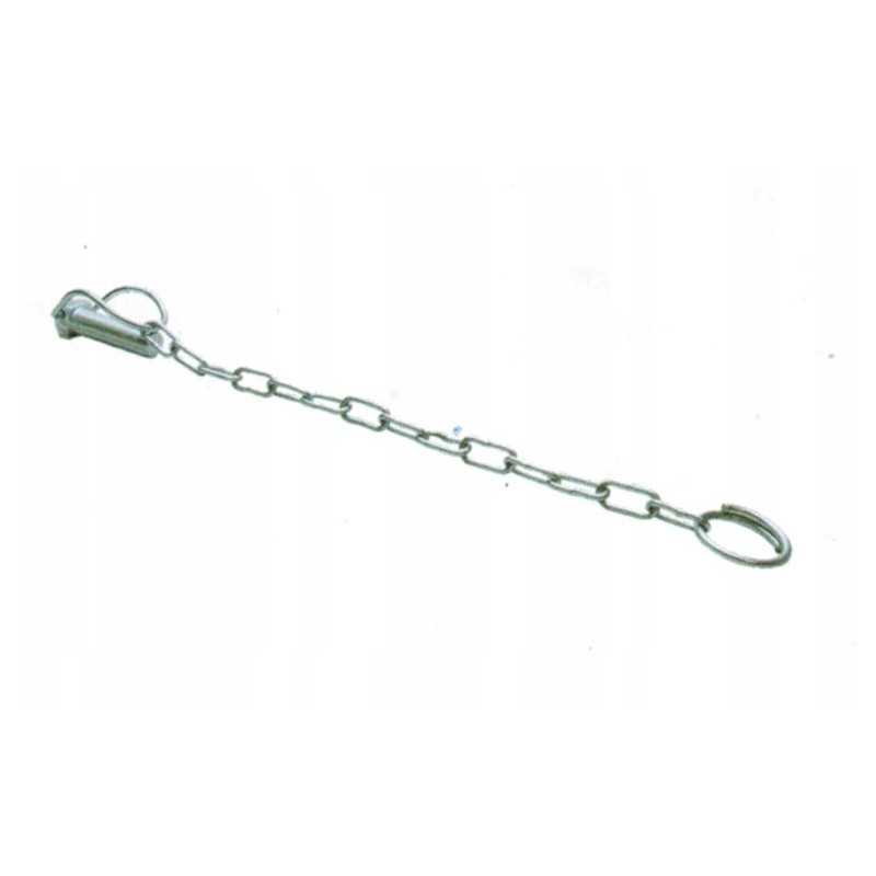 Lenktas kištukas su grandine 16x50mm