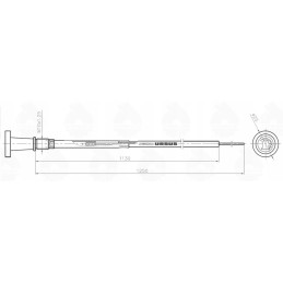 C 360 3p variklio gesinimo kabelis, originalus Ursus