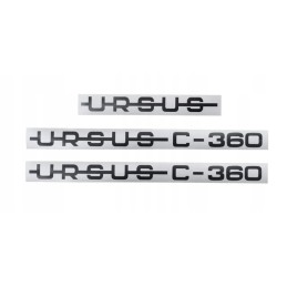 Ursus C360 traktoriaus gaubto lipdukai, emblema