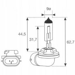 Halogeninė lemputė 12 8v 50w pgj13