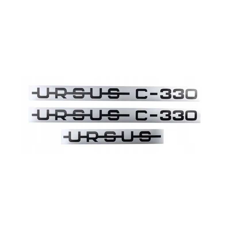 Ursus C330 traktoriaus gaubto lipdukai, emblema