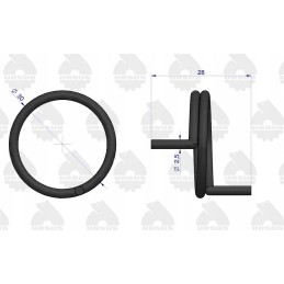 Rankinio stabdžio spyruoklė C 330 originali Ursus