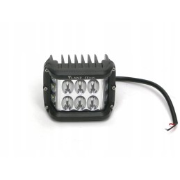 Kvadratinė plataus kampo darbinė lempa 48w 12LED glanc