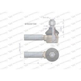 Vairo šarnyras 3 4 81802873 motogeneric