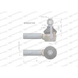 Vairo šarnyras 3 4 81802873 motogeneric