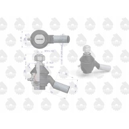 Galinis srieginis rutulinis jungtis mf3 originalus ursus