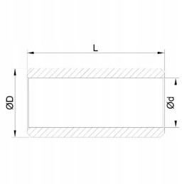 Sibo rankovė plieninė įvorė 55x45x45 sbr455545