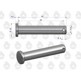 Pc 330 pakabos tvirtinimo kaištis, originalus Ursus