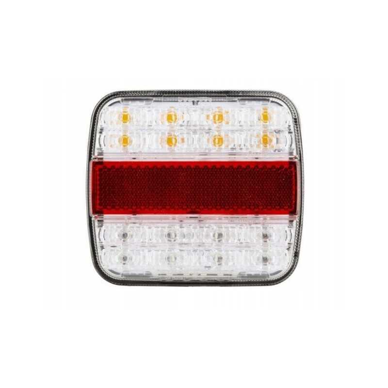 LED galinis žibintas baltas 12 24v
