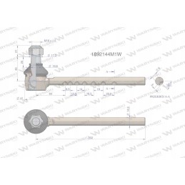Vairo šarnyras 1692144m1 motogeneric