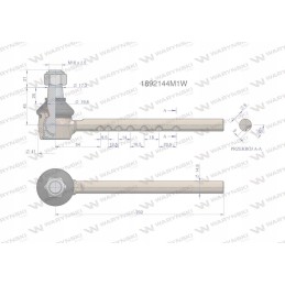 Vairo šarnyras 1692144m1 motogeneric