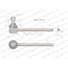 Vairo šarnyras 1692144m1 motogeneric