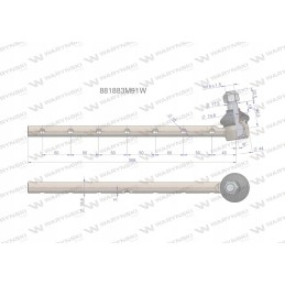 Vairo šarnyras 881883m91 motogeneric
