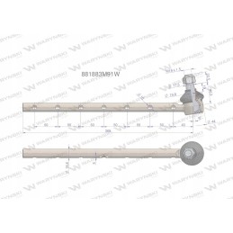 Vairo šarnyras 881883m91 motogeneric