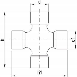 Veleno skersinis oe 24x62mm 4 plieno galia 4075024620000
